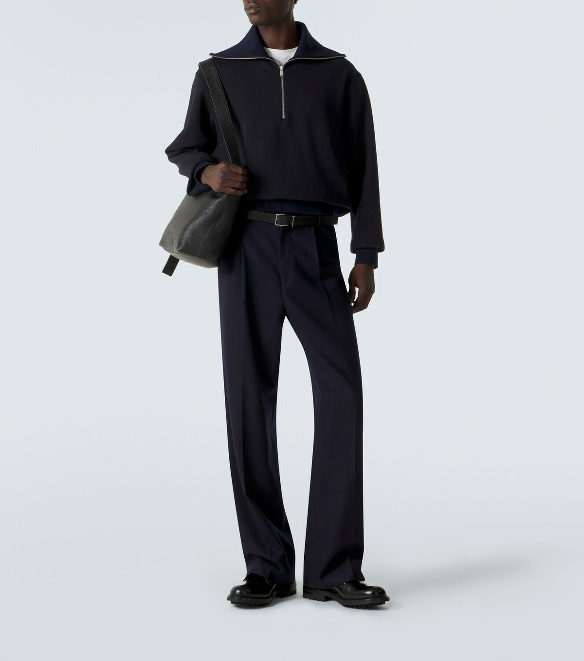 Jil Sander Cotton half-zip sweatshirt