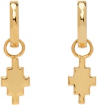 Marcelo Burlon County of Milan Gold Cross Pendant Earrings