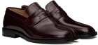 Maison Margiela Burgundy Tabi Loafers