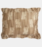 The House of Lyria Bolma wool and cotton pillow
