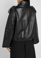 Arma Rima Leather Jacket Black