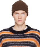 Marni Brown Mending Logo Beanie
