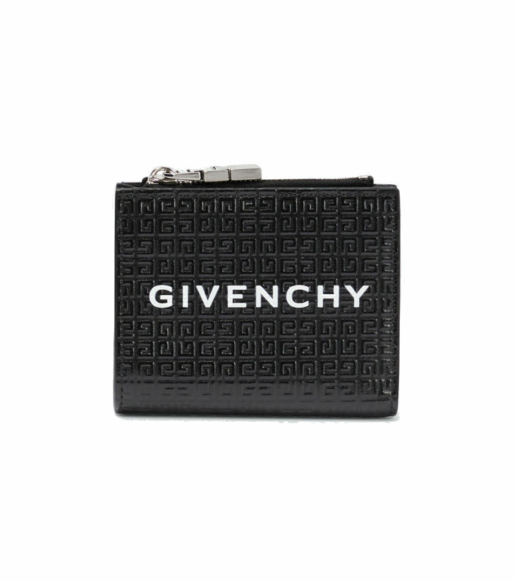 Photo: Givenchy - Logo embossed leather wallet