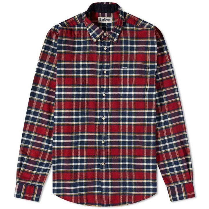 Photo: Barbour Men's Betsom Tailored Shirt in Dk Red