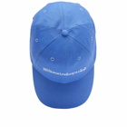 Billionaire Boys Club Men's Serif Logo Curved Visor Cap in Blue