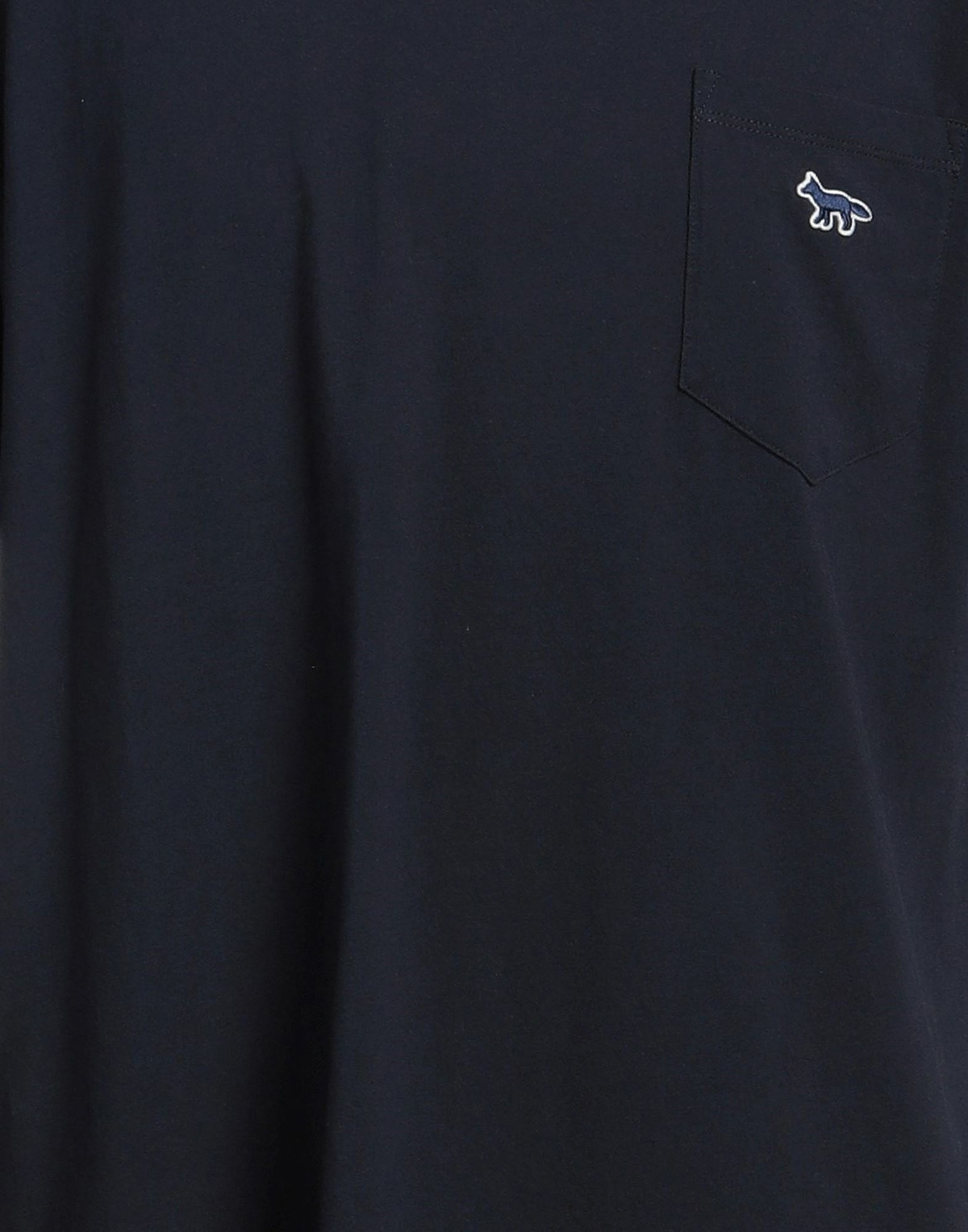 Maison Kitsuné Mens T-shirt Midnight in Blue