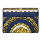 Versace Blue and White Heritage Card Holder