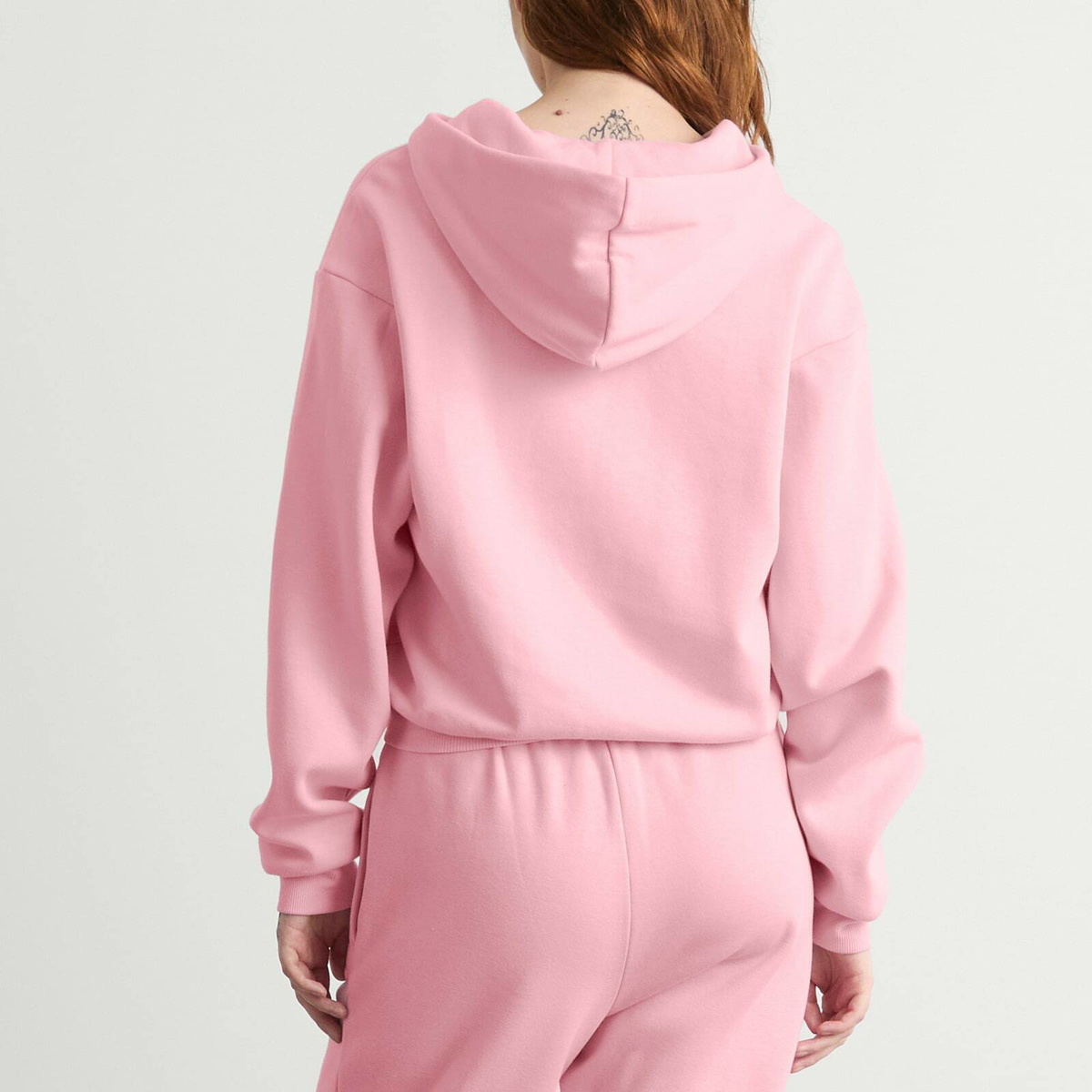 SKIMS Women's Cotton Fleece Classic Zip Up Hoodie in Halite