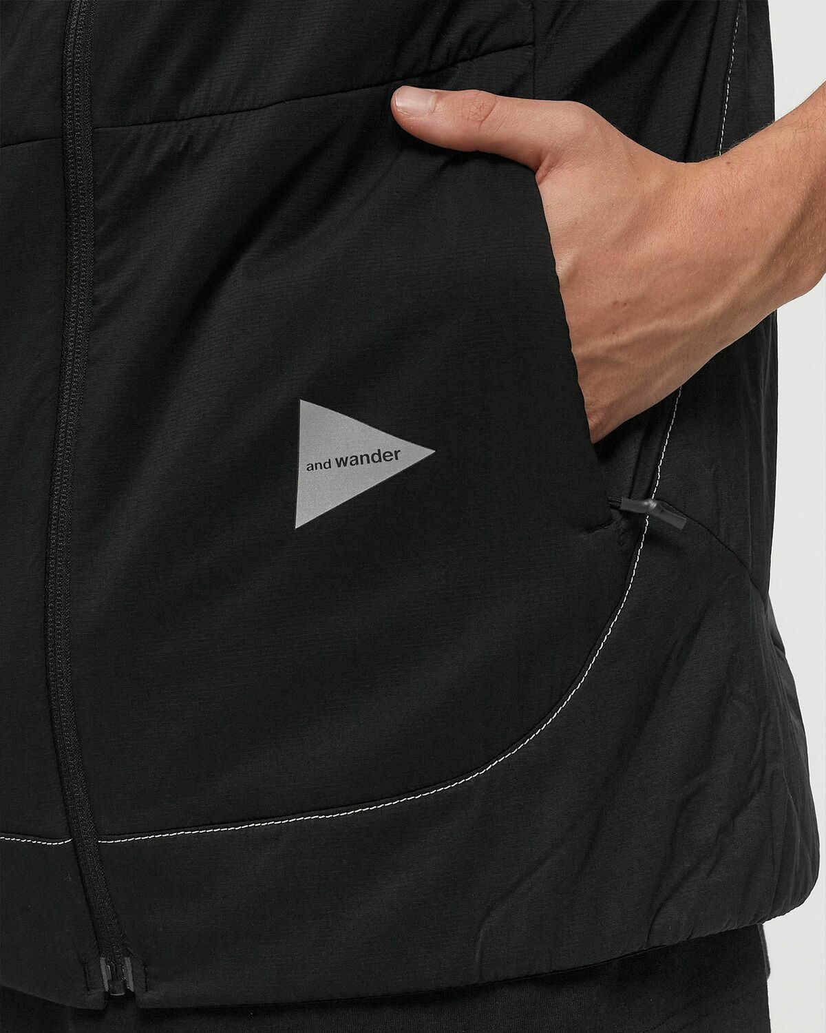 And Wander Alpha Air Vest Black Vests