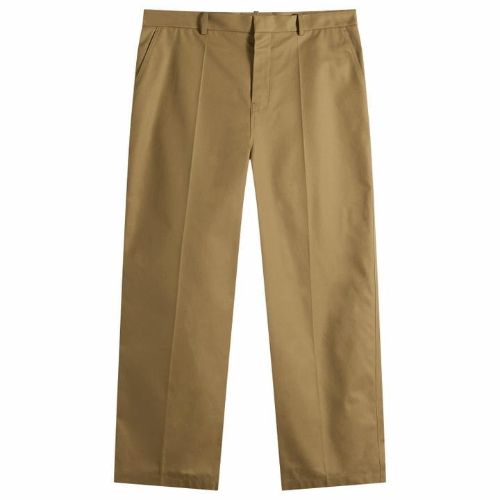 Photo: Balenciaga Men's Wide Leg Cotton Chino Pants in Camel