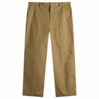 Balenciaga Men's Wide Leg Cotton Chino Pants in Camel