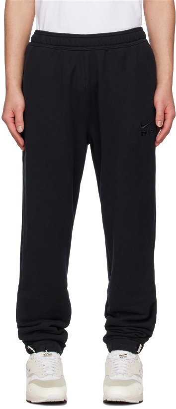 Photo: Nike Black Embroidered Lounge Pants