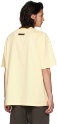 Fear of God ESSENTIALS Yellow Flocked T-Shirt