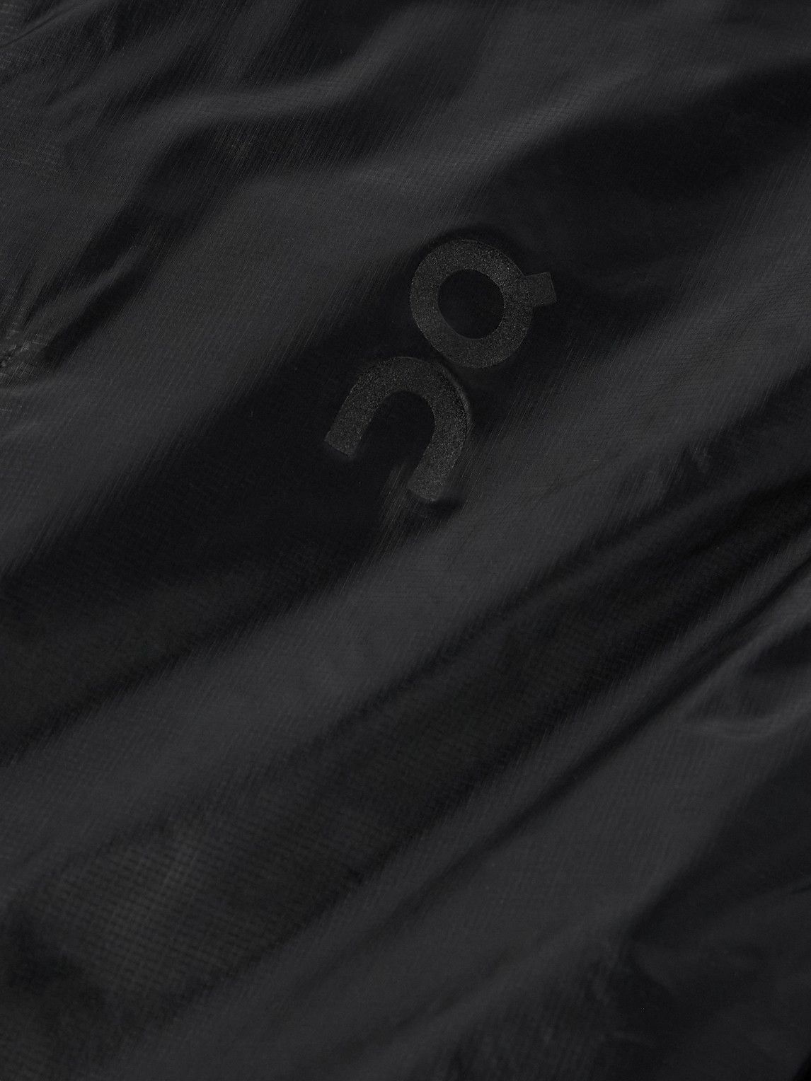 ON - Weather Slim-Fit Recycled-Ripstop and Mesh Gilet - Black