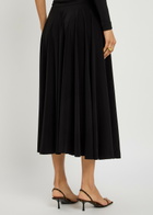Norma Kamali Stretch-jersey Midi Skirt Black