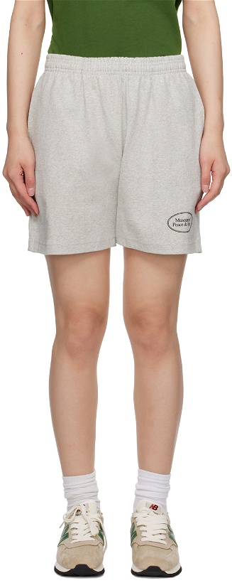 Photo: Museum of Peace & Quiet Gray Printed Shorts