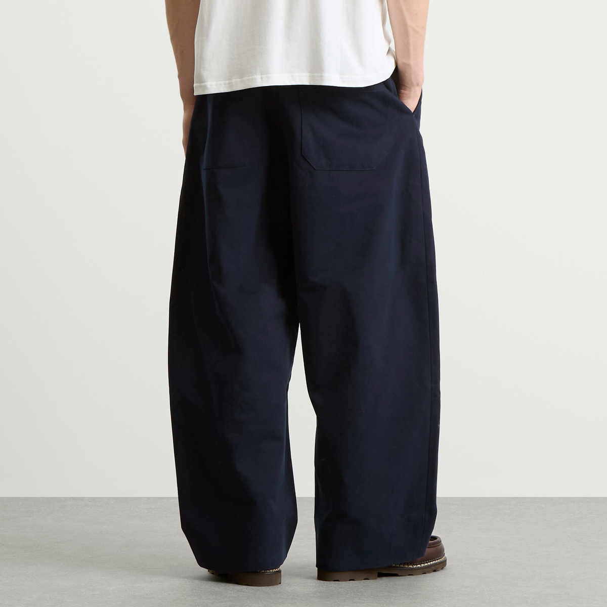 Studio Nicholson Men's Sorte Pant in Darkest Navy Studio Nicholson