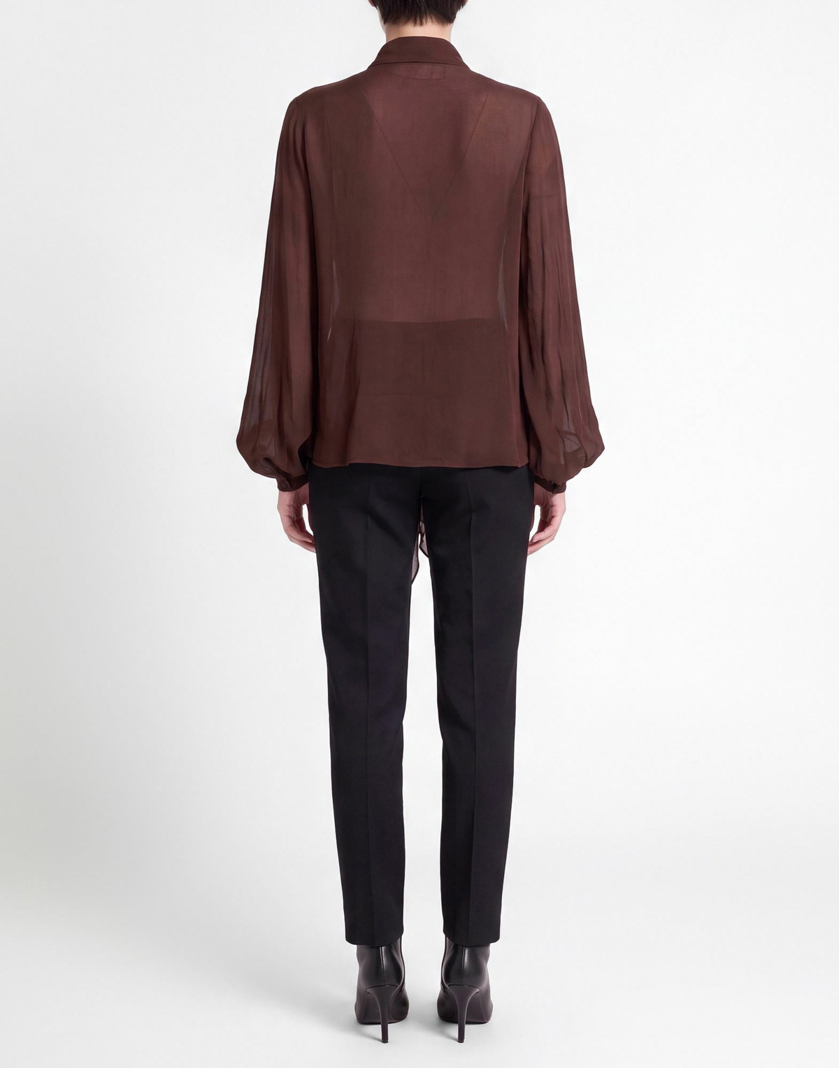 Manila Grace Womens Shirt in Brown