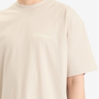 Represent Men's Script Logo T-Shirt in Concrete