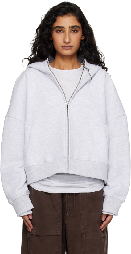 Photo: Entire Studios Gray Eternal Zip Hoodie