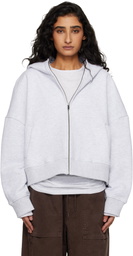 Entire Studios Gray Eternal Zip Hoodie