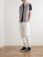 Brunello Cucinelli - Tapered Cotton-Jersey Cargo Sweatpants - White