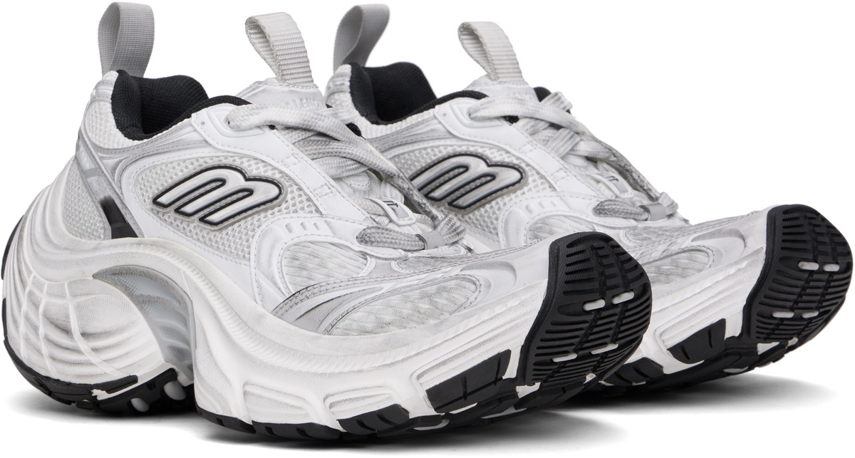 Balenciaga White & Gray 10XL Sneakers Balenciaga