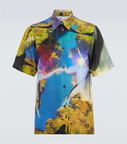 Loewe - x Howl's Moving Castle printed silk-blend shirt