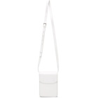 Maison Margiela White Croc Pouch