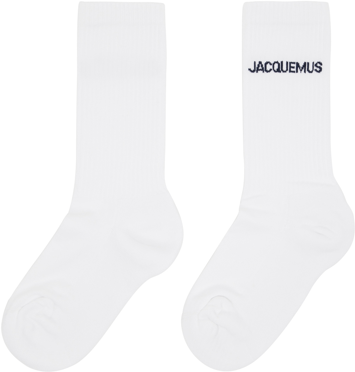 JACQUEMUS White Les Classiques 'The Jacquemus' Socks