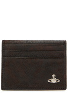 Vivienne Westwood Man Leather Card Holder - Brown - One Size