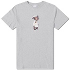 Adsum Men's Bear T-Shirt in Ash Heather Grey