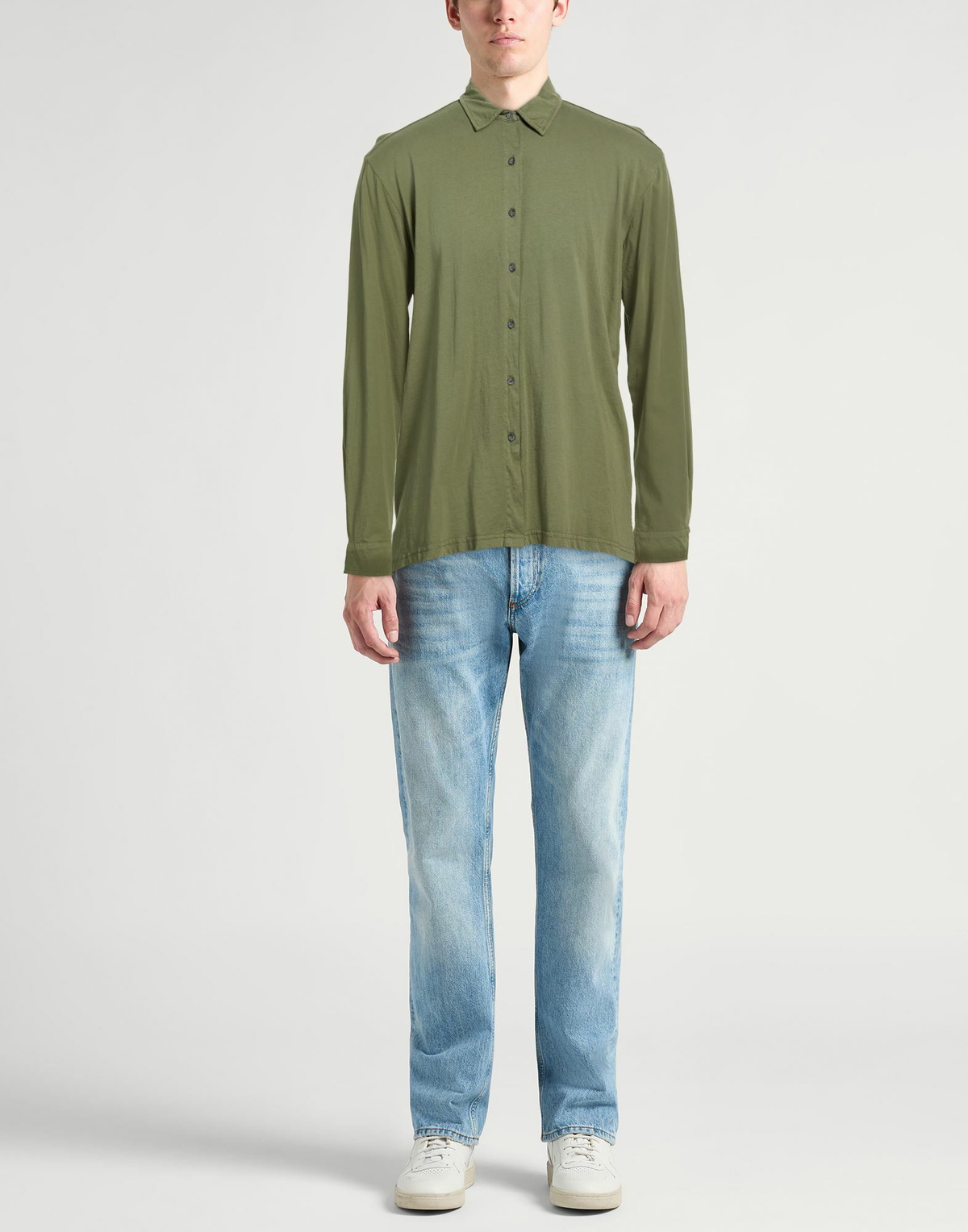 Crossley Mens Shirt in Military green