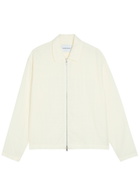 Mki Miyuki Zoku Rider Checked-weave Cotton Overshirt White 02