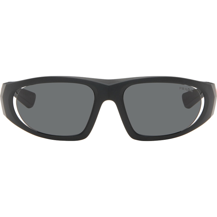 Photo: Prada Eyewear Black PS B03S Sunglasses
