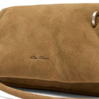 Rick Owens Women's Shoulder Pillow Griffin Bag in Sumi Brown 