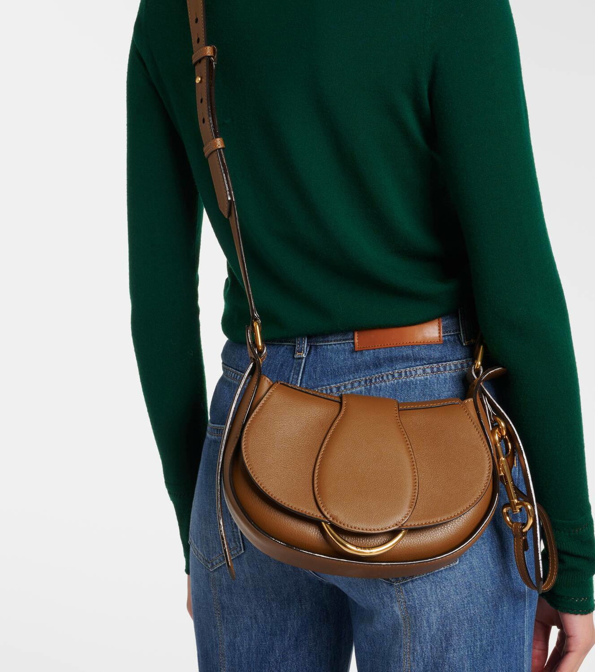 ショルダーバッグ・ポシェット CHLOE CHLOE RIDE SMALL SHOULDER BAG IN LEATHER Chloé Ride Small leather shoulder bag Chloe