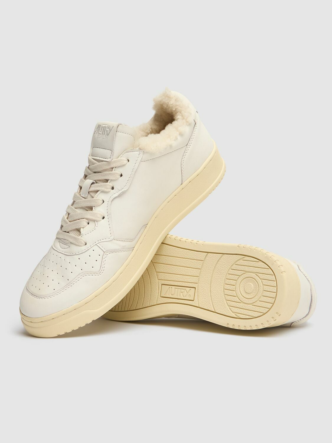AUTRY Shearling-lined Medalist Sneakers Autry