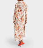 Etro Floral cotton and silk shirt dress