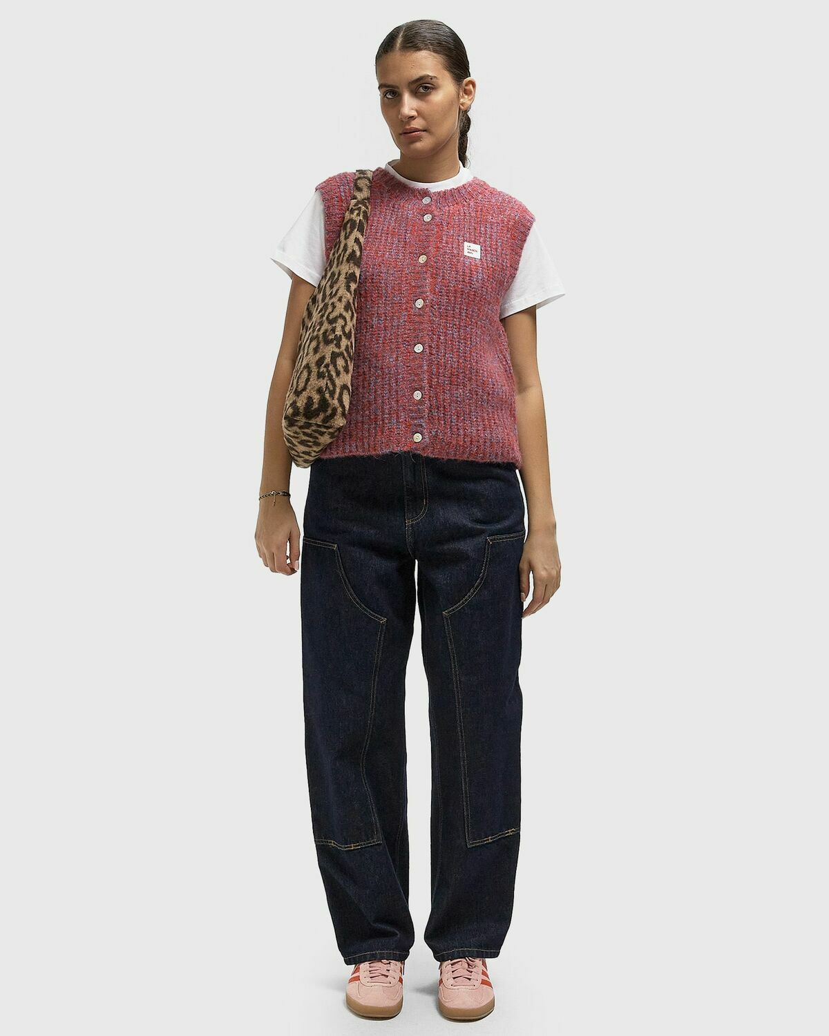 American Vintage EAST VEST Red Women