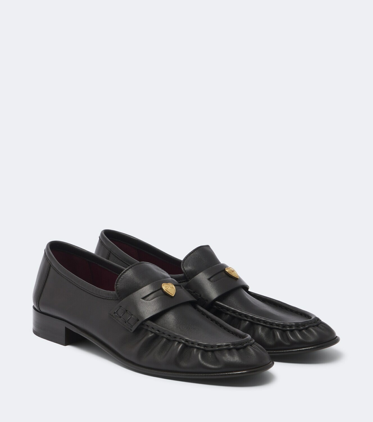 Chloé Letti leather penny loafers