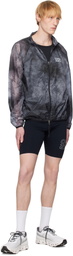 OVER OVER Black Half Tight Shorts