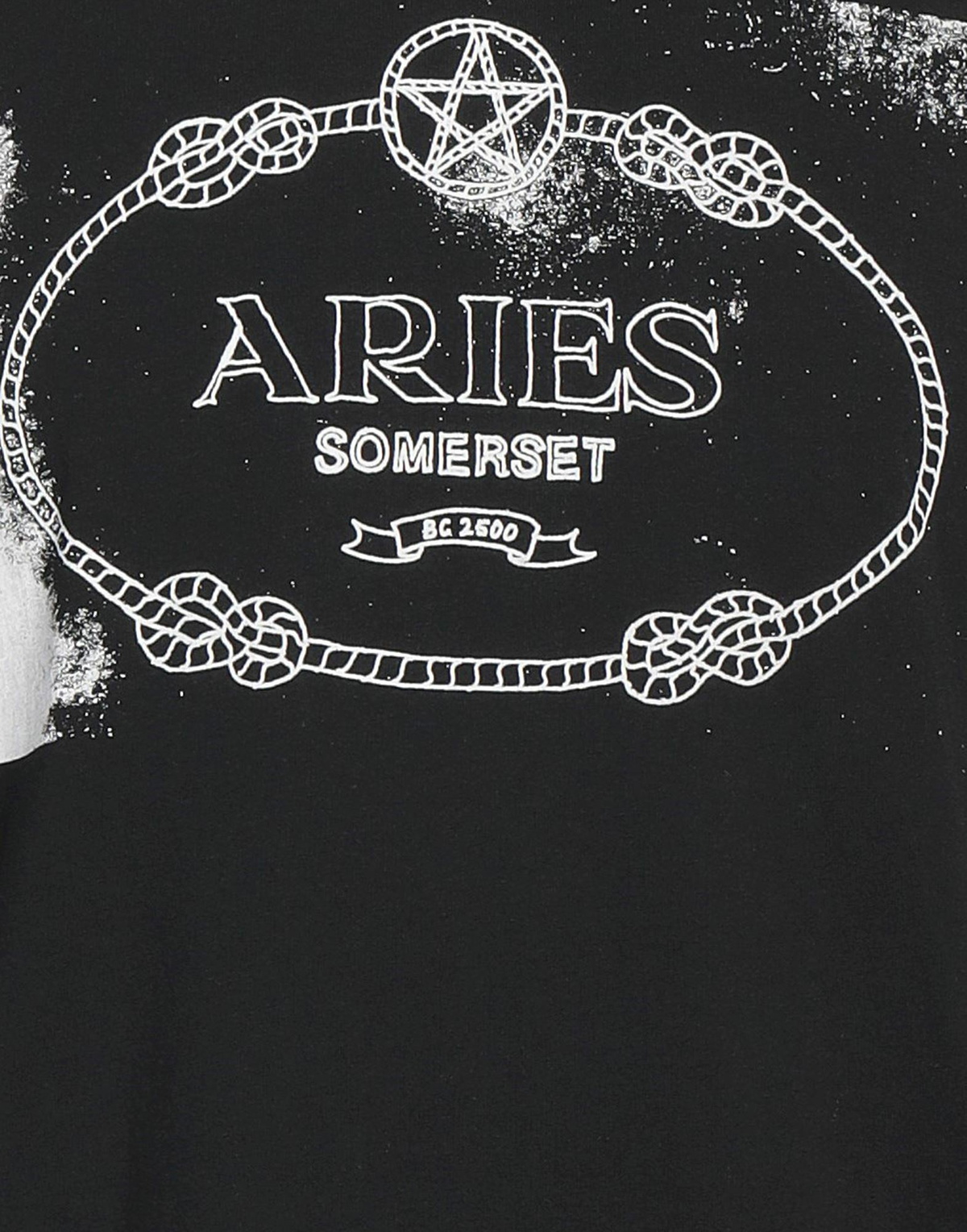 Aries Mens T-shirt in Black
