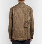 Off-White - Camouflage-Print Cotton-Twill Overshirt - Men - Brown