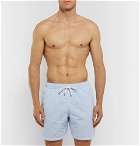 Hartford - Mid-Length Swim Shorts - Light blue