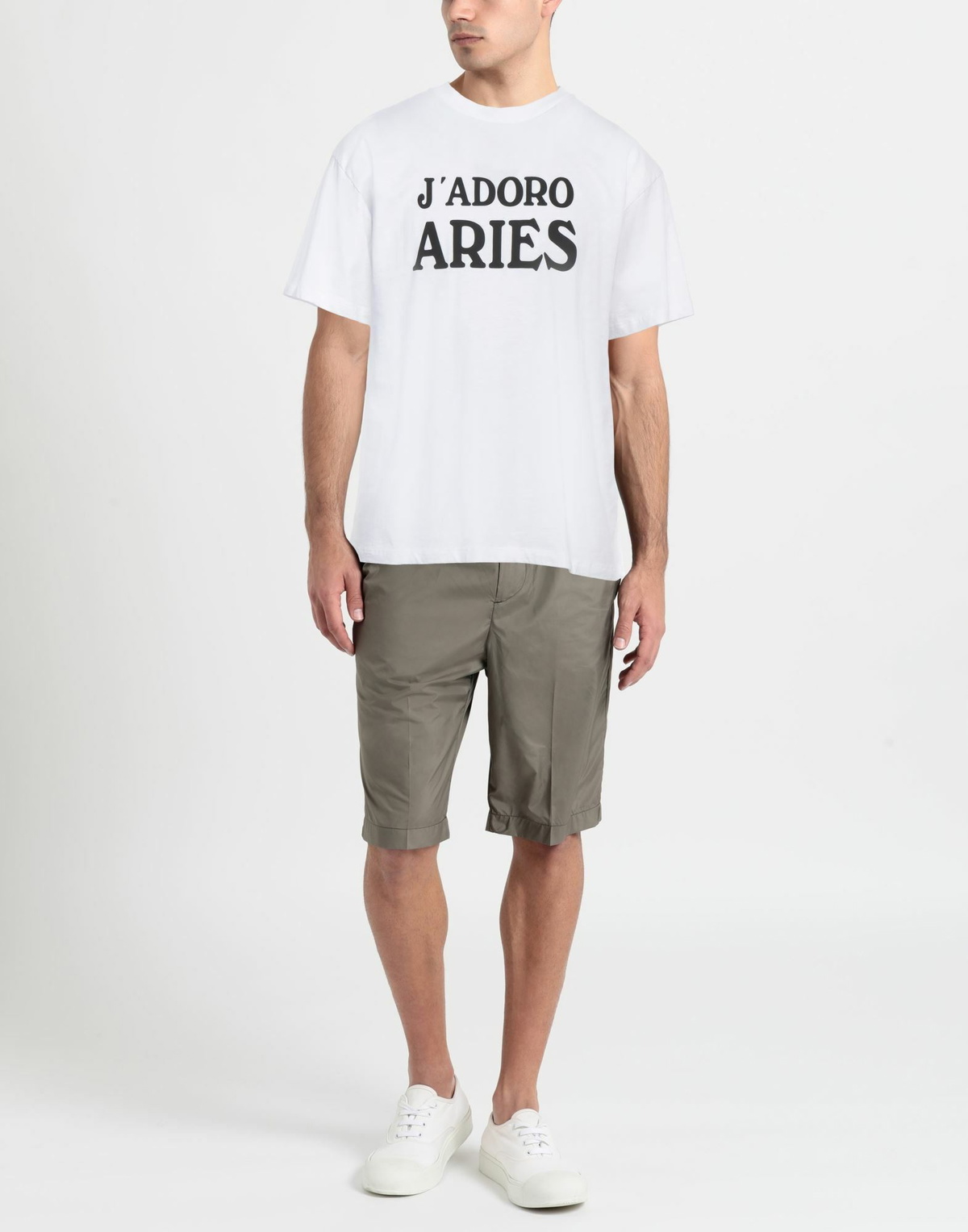 Aries Mens T-shirt in White