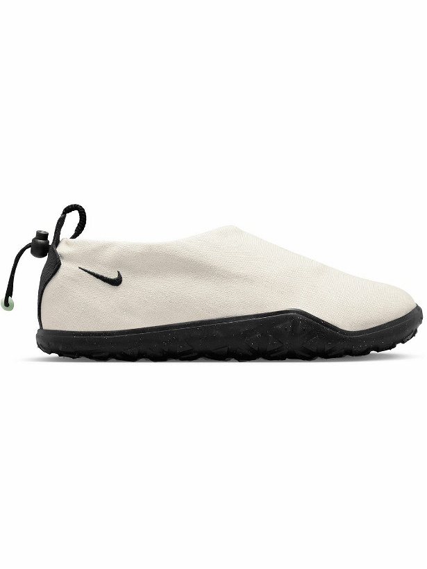 Photo: Nike - ACG MOC Leather-Trimmed Mesh Sneakers - White