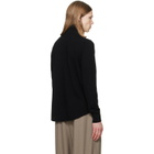 Dries Van Noten Black Collar Cashmere Cardigan