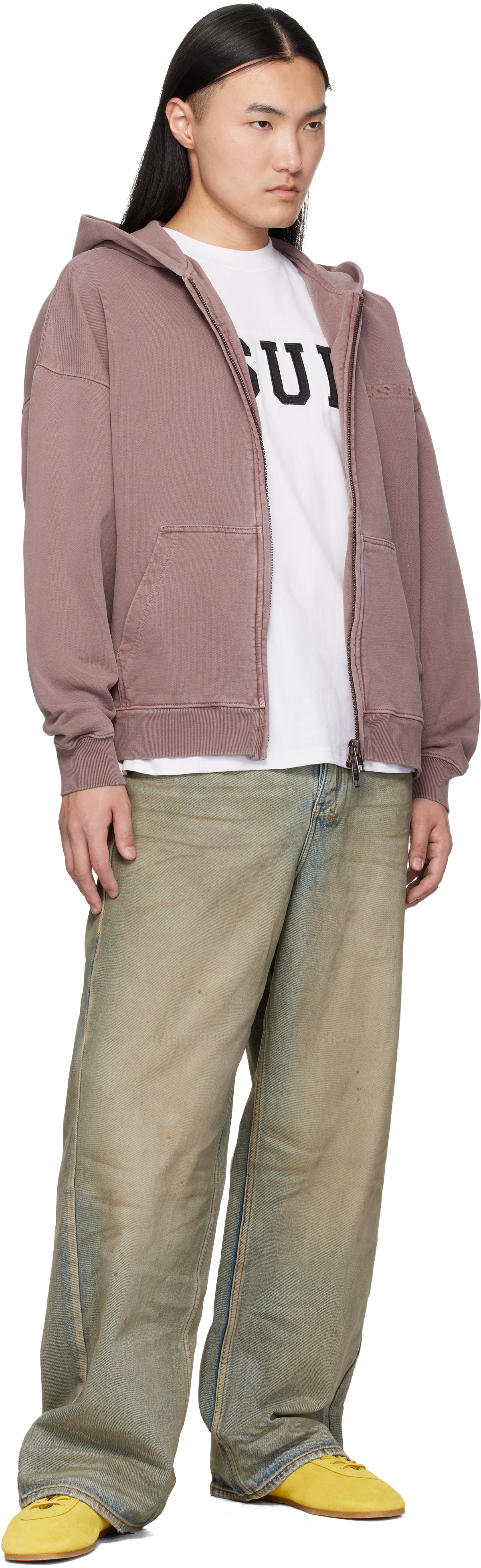 Ksubi Purple Intruder Ekcess Zip Hoodie
