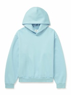 Acne Studios - Franziska Cotton-Blend Jersey Hoodie - Blue